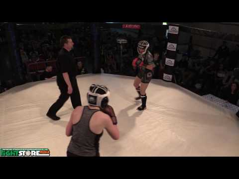 Melissa McArdle vs Maguire - Cage Legacy Kickboxing 1