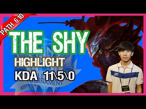 The shy-Yasuo vs Fizz- Highlight, top lane, path 6.10, lol KR