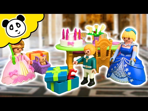 PLAYMOBIL - Geburtstagsfest der Prinzessin - Spielzeug auspacken & spielen - Pandido TV