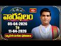 వారఫలం Weekly Horoscope By Dr Sankaramanchi Ramakrishna Sastry 05th April 11th April 202