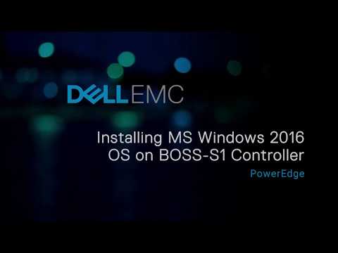 Installing Microsoft Windows 2016 Os On Boss S1 Controller Using Virtual Media