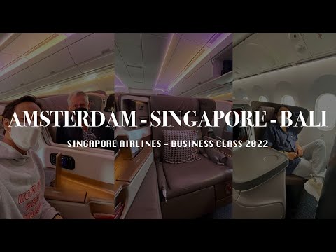 Flying to Bali from Amsterdam with Singapore Airlines Business Class Voyage Privé