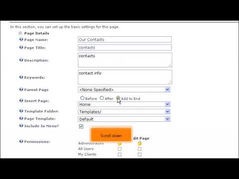 How to add a new page in DotNetNuke