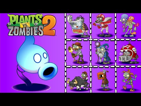 Shadow Peashooter vs HARD Zombies - PvZ 2 Gameplay