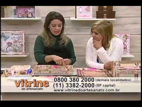 Caixas Artesanais - Francis Rangel - Vitrine do Artesanato na TV