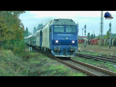 Trafic Feroviar in Oradea Est Triaj/Rail Traffic in Oradea Est Shunting Yard - 05 October 2016