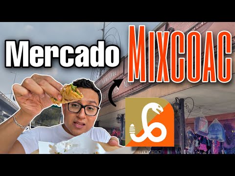MERCADO de MIXCOAC y sus pescaditos, tacos de suadero y tepache!