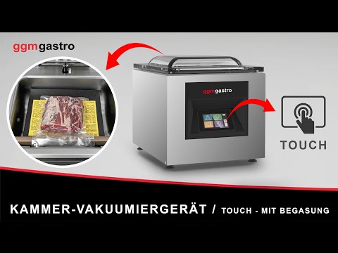 Kammer-Vakuumiergerät - 20m³/h - 1,2 kW - Touch - mit Begasung