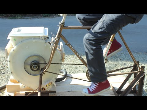 Make a Spin Dryer From a Discarded Washing Machine Drum, an Abandoned  Bicycle and a Pallet. : 7 Steps (with Pictures) - Instructables