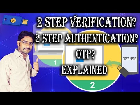 Two Step Verification? Otp? Two Step Authentication? One Time Passwords Explained Video
