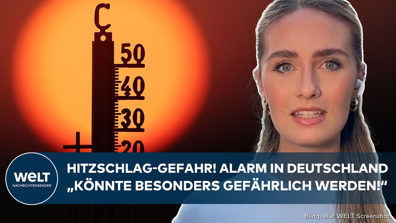 WETTER: Hitze-Alarm in Deutschland! Notfälle? Das müssen alle jetzt wissen!