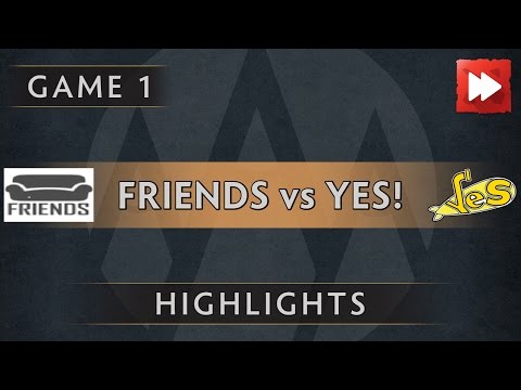 Friends vs Yellow Submarine ! [Game 1] The BTS Series - Dota Highlights