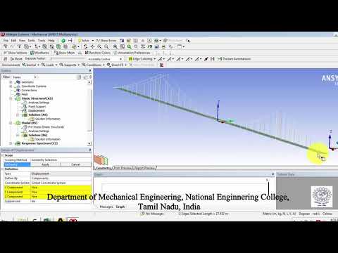 03 Response Spectrum - Ansys Tutorial