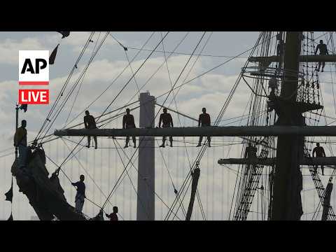 LIVE: Tall ships sail into Baltimore ahead of 4th of July event in New York