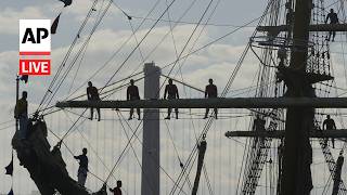 LIVE: Tall ships sail into Baltimore ahead of 4th of July event in New York