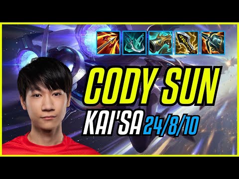 CODY SUN - KAI'SA vs LEE SIN JUNGLE - NA CHALLENGER - PATCH 11.9