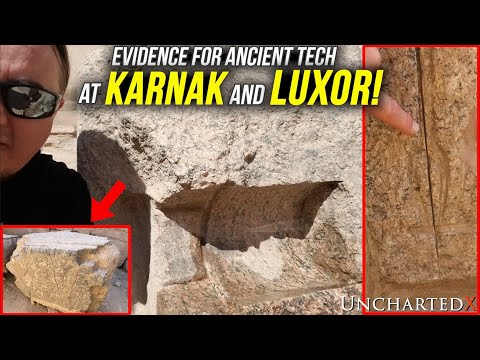 MASSIVE Tube Drills, Overcuts, and Melted Granite at Karnak and Luxor Temples!