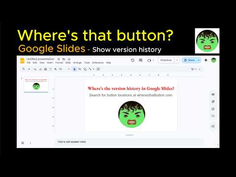 How to View Version History in Google Slides