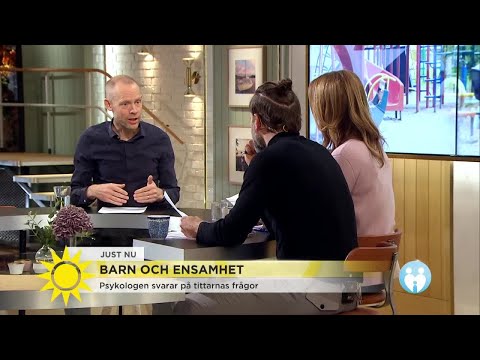 "Sluta detaljcoacha!" - psykologen svarar på tittarfrågor om ensamma barn - Nyhetsmorgon (
