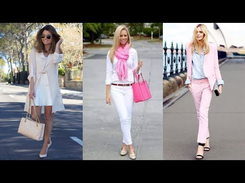 COLORES QUE SE VAN A LLEVAR ESTA PRIMAVERA VERANO 2020 / COMBINACIÓN ROSA Y BLANCO / Fashion Love