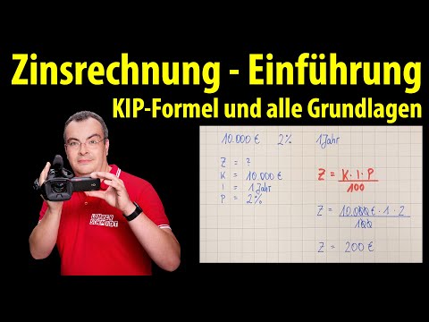 Interest Calculation - Simply Explained - An Introduction to the KIP Formula | Lehrerschmidt