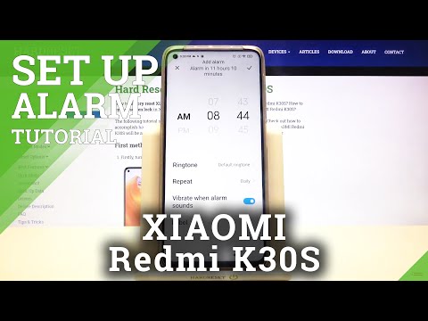 How to Set Up Alarm in Xiaomi Redmi K30S - Enable Alerts in Xiaomi