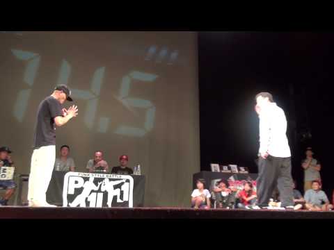 P-1 G.P 10th Anniversary POP QUARTERFINAL ①/RYUICHI vs RIAN/(winner RIAN)