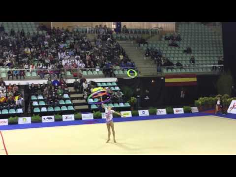 Sara Llana ribbon World Cup Lisbon 2016