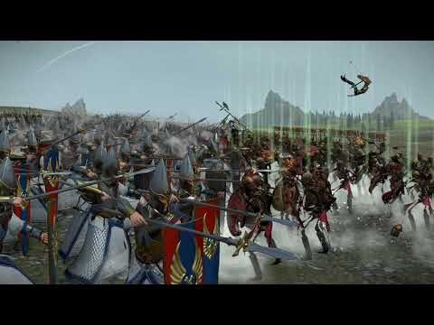 Total War  WARHAMMER II  elves vs undead replay custom battle