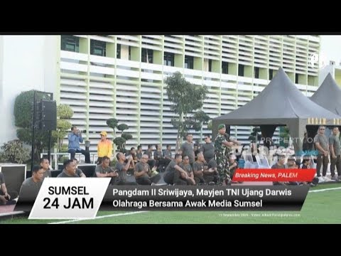 Pangdam II Sriwijaya Silaturahmi Bersama awak Media Sumsel