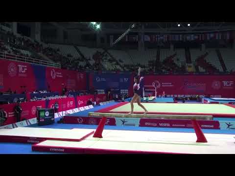 Zsofia Kovacs (HUN) BB QF 2023 European Championships Quals 13.533