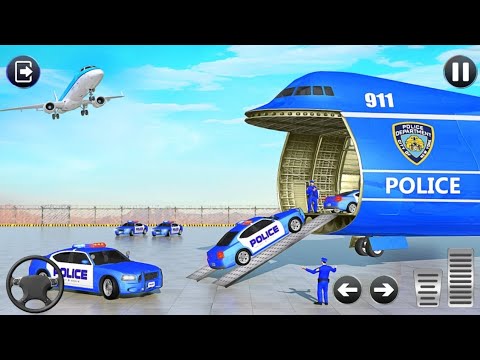 Grand Police Cargo Vehicles Simulator - Transporter Police Car Driver 3D - Android Gameplay 4K #4k