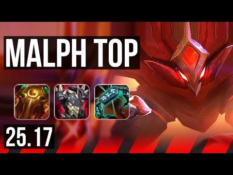 MALPHITE vs CHO'GATH (TOP) | 50k DMG, 5k comeback, 8/4/31 | EUNE Master | 25.17