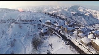 preview picture of video 'Camino de Santiago o Cebreiro Nevado ( video musica ) - DJI - Magix DRON'