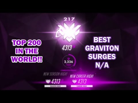 [TOP 500!! :Rank 217 On Console] Competitive Zarya Gameplay!!!