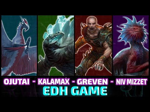 Ojutai vs Kalamax vs Greven vs Niv-Mizzet [EDH Gameplay] 2020