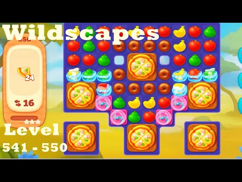 Wildscapes Level 541- 550 HD Walkthrough | Gameplay | 3 - match game | ios | android | pc | app