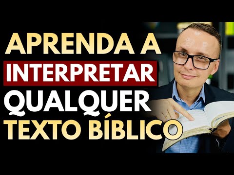 COMO INTERPRETAR A BÍBLIA CORRETAMENTE: GUIA PRÁTICO PARA PREGADORES INICIANTES | Pr. Thalles Villas