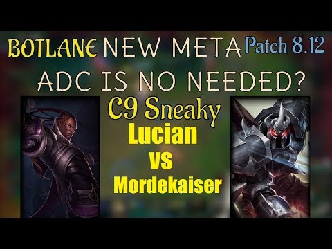 C9Sneaky | LUCIAN vs MORDEKAISER | LUCIAN Adc | Challenger Gameplay | Patch 8.12