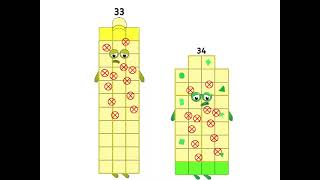 Numberblock 33 and 34 has never been in series 8 but they has to be in series 8!