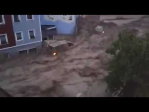 Unwetter Braunsbach Baden-Würtemberg 29.5.2016