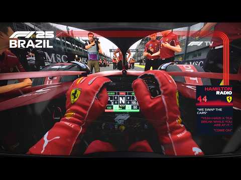ULTRA REALISTIC F1 25 - Lewis Hamilton Ferrari SF-25 Brazil GP