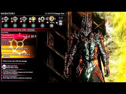 SHADOW OF WAR - DEFINITIVE EDITION GAMEPLAY INCLUDES ALL DLC & UPDATES