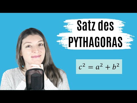 Satz des PYTHAGORAS einfach erklärt (rechtwinkliges DREIECK)