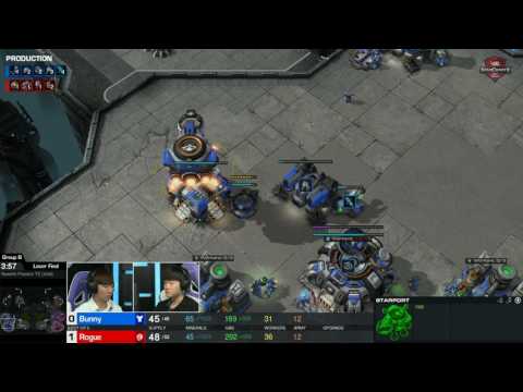 VSL SC2 - Rogue vs Bunny - 2017 Season1 - Ro16 Group B Loser's Finals 2Set