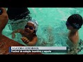 Festival de natação na academia Hidromania