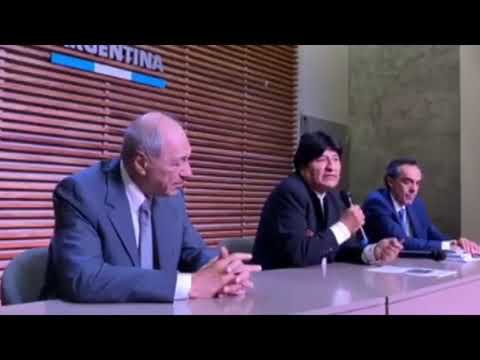 Vea el video en el que Evo dice que tiene contacto con militares patriotas.