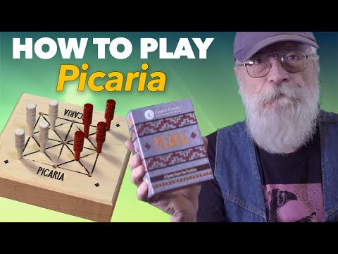 Picaria - a historic 2 player strategy game from the Tewa Indians.