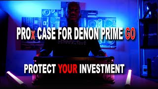 Flight Travel Case for Denon DJ Prime Go Digital Controller - Black On Black