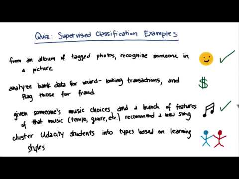 Supervised Classification Example Intro to Machine Learning